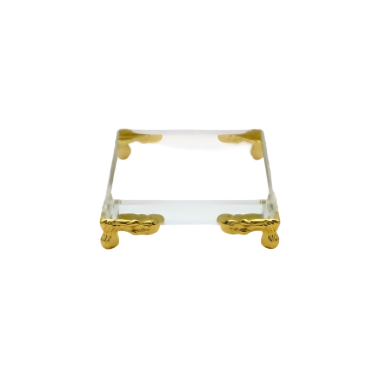 Square Crystal Memorial Sculpture Pedestal
